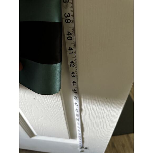 LEIFSDOTTIR Anthropoligie Stripes Sequin Fit & Flare Black Teal Dress Size 4 - Picture 12 of 12